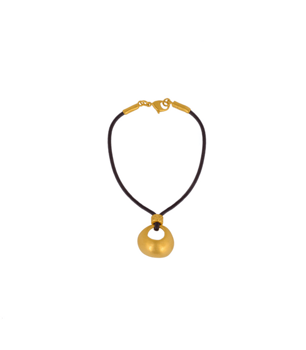 Nariguera Beaded Leather Bracelet