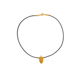 Bird Pendant Leather Necklace