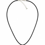 Leather Cord Silver