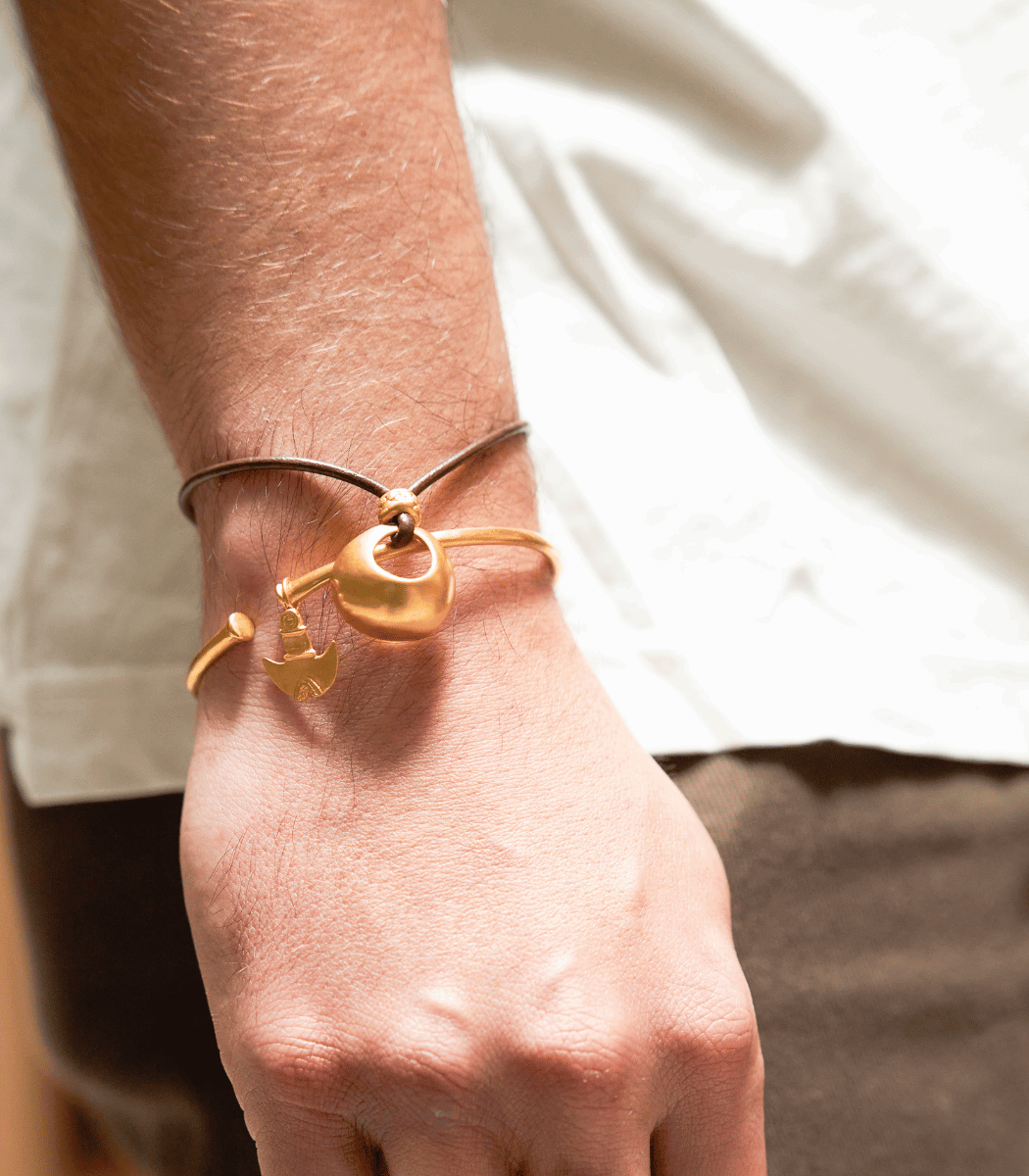 Flat Anchor Clavo Bracelet
