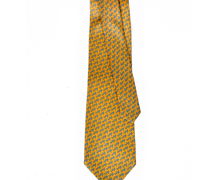 Corbata Pez Alado Amarillo