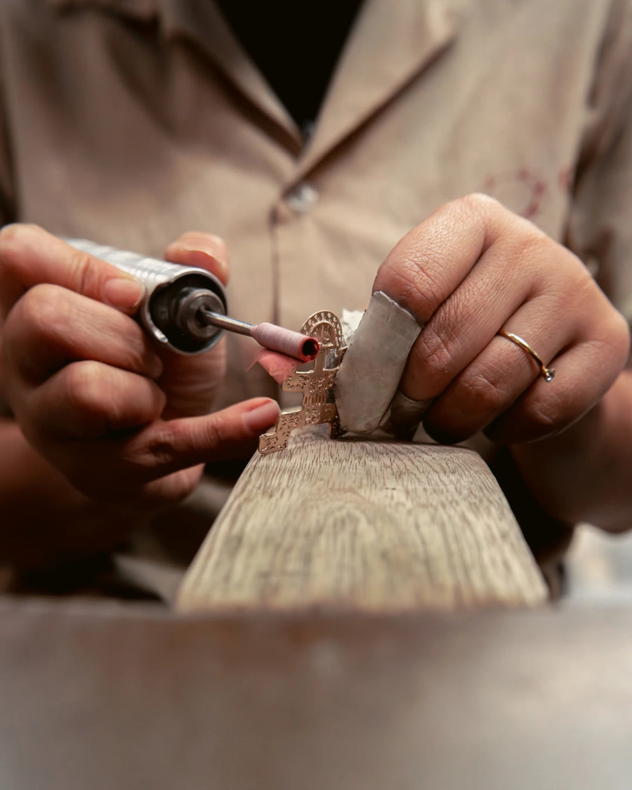 Finished by hand