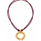Collar Mochica en Cuero