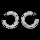 Munay Silver Hoops
