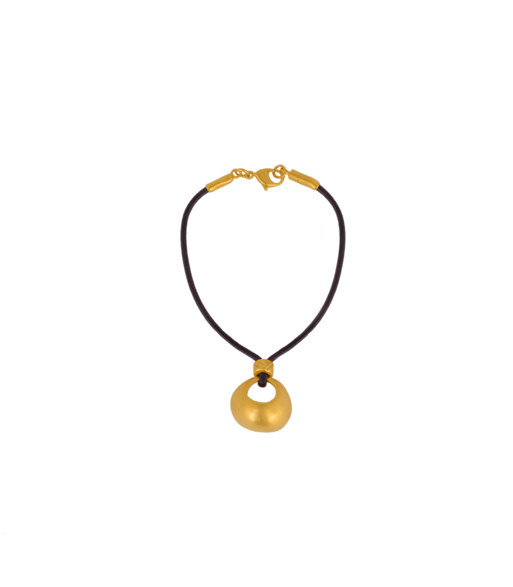 Nariguera Beaded Leather Bracelet