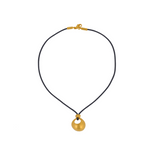 Nariguera Beaded Leather Necklace