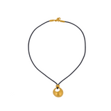 Nariguera Beaded Leather Necklace