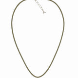 Leather Cord Silver