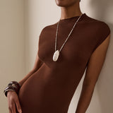 Poporo Silver Necklace