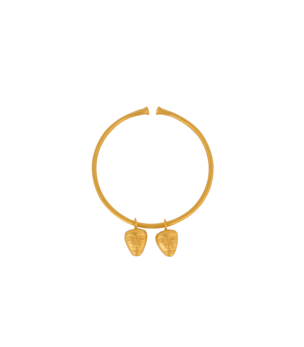 Quimaya Double Mask Clavo Bracelet
