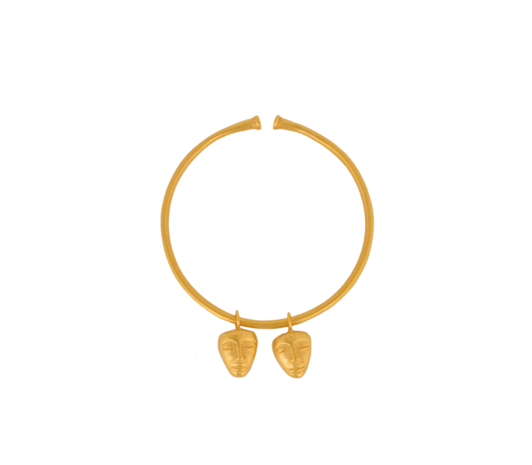 Quimaya Double Mask Clavo Bracelet