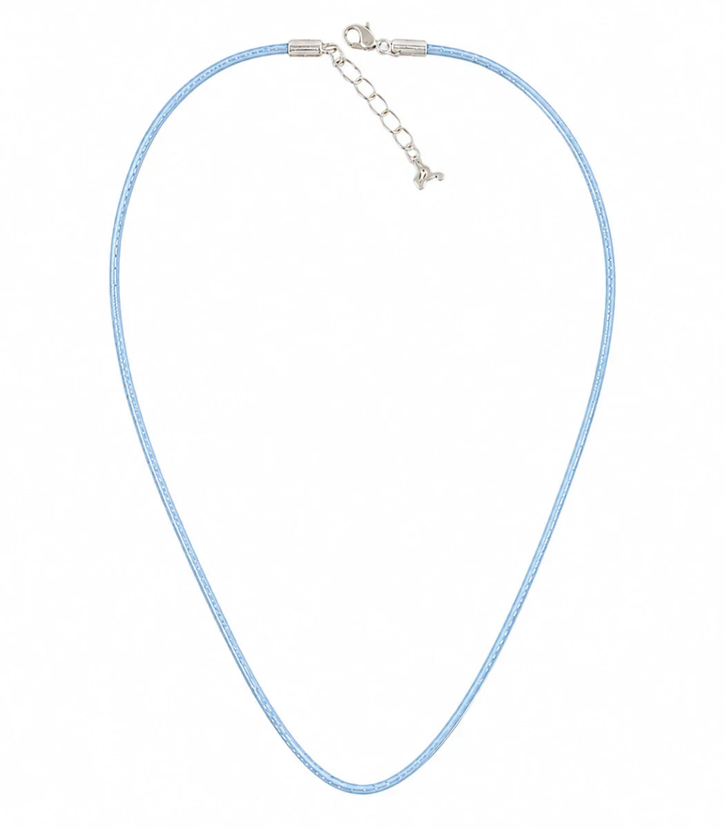 Leather Cord Silver