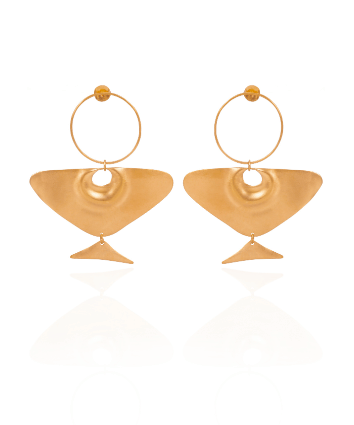 Arusi Earrings – pre-Columbian inspired drop earrings by Cano Jewelry