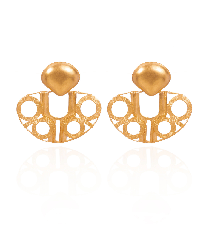 Atrato Earrings – pre-Columbian inspired drop earrings by Cano Jewelry