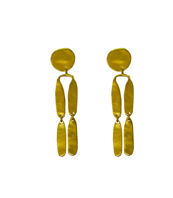 Mokana Betoye Earrings – pre-Columbian inspired drop earrings by Cano Jewelry