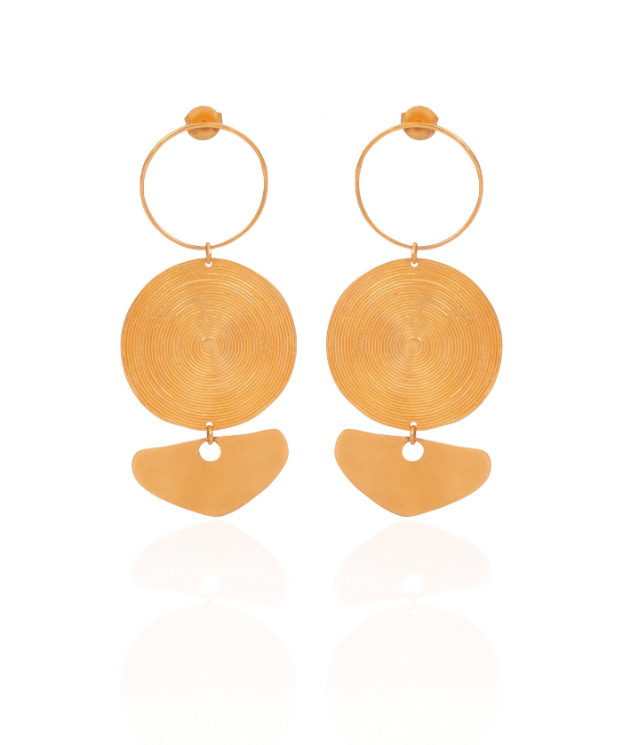 Citara Earrings – pre-Columbian inspired drop earrings by Cano Jewelry