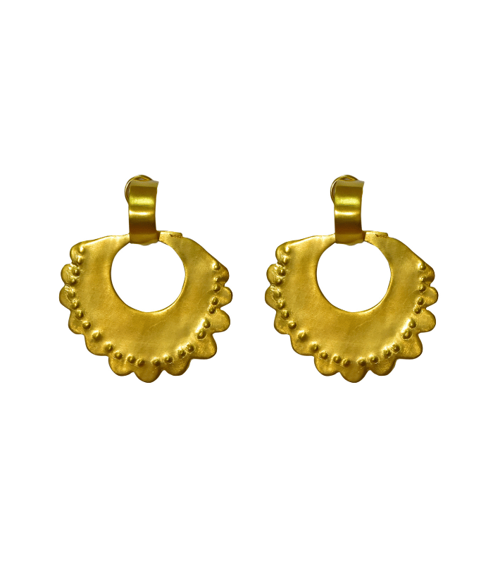 Misaki Earrings – pre-Columbian inspired drop earrings by Cano Jewelry