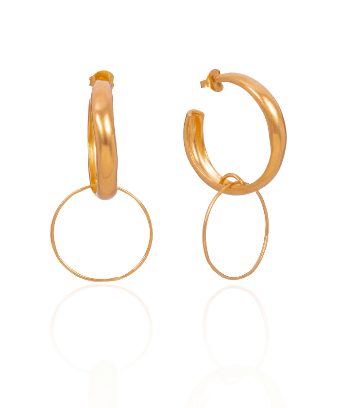 Nuqui Earrings – pre-Columbian inspired drop earrings by Cano Jewelry