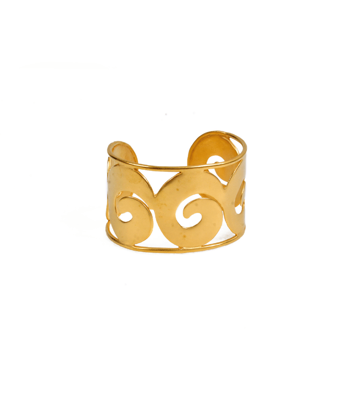 Siona Bracelet – pre-Columbian inspired cuff bracelet by Cano Jewelry